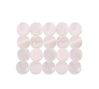 White Pearl Shell Dot Inlays 6mm Fretboard Inlay Dots White Mother of Pearl Shell Dot Fret Inlay for Guitar Fingerboard(Sell 20)