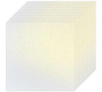 White Pearl Shimmer Paper Metallic Cardstock, 12" x 12" 20 Sheets 80 lb Cover Stock for Cricut, Invitations Card Making Weddings, Birthdays, DIY Craft