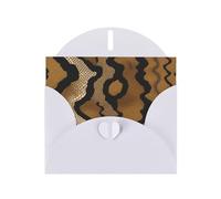 White Pearlescent Paper Holiday Cards 4"x6" YYHHAOFA Big Snake Skin Pattern Greeting Cards for Christmas, Birthday, Wedding Anniversary & Party Invitations