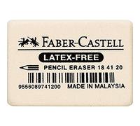 White Pencil Eraser Boxed 20