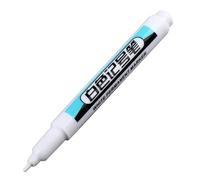 White Permanent Marker Pen, 1pcs 1.0mm Fine Tip Waterproof Oil Based Paint Markers White Fabric Pen Quick Dry Ink for Ceramic,Stone,Canvas,Metal,Wood,Rock,Plastic,Leather,Glass,Clothes,Diy Crafts