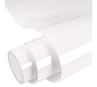 White Permanent Vinyl Roll 12" x 48", Glossy Adhesive Vinyl for Cricut and Cutting Machines, Waterproof Permanent for Outdoor Decor, Mugs, Car Decals, Stickers, Scrapbooking & Signs