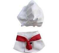 White Pet Hat Chef Appearance Pet Clothing Soft S Dog Costumes for Supplies