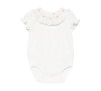 White Peter Pan Collar Bodysuit - female - Tartine et Chocolat - Bodies & Sets - White - 9 M - Kids 9 M