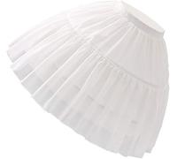 White Petticoat Tutu Skirt Reliable Performance, Ergonomic Design, Versatile Application Women Lolita Cosplay Supplies Premium UK Selection Professional Standard Accessory