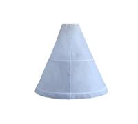 White Petticoats 1 Layer 2 Hoop Petticoats Underskirt Ball Gown Wedding Dress Underwear Volume Support