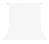 White Photography Backdrop for Photoshoot, Fabric 6x9ft | Versatile Studio Photo Backgrounds, Non Reflective, Easy to Use, for Portraits, Product, Party, Video Creation