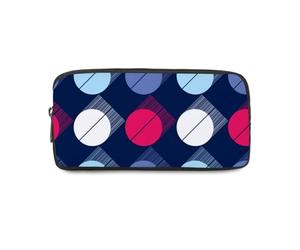 White Pill-Shaped Ovals Pencil Case Organised with Zip Up Pencil Cases Boys Pen Case School Supplies for Boys Secondary High School College Sixth Form Stationery Gifts for Women Men