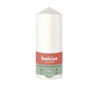 White Pillar Candle BOLSIUS 42 Hours 150X58MM