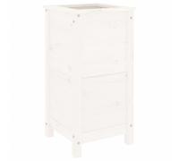 (white pine, 40 x 40 x 78 cm) vidaXL Garden Raised Bed Outdoor Wooden Planter Pot Flower Bed Solid Wood Pine