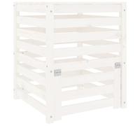 (white pine, 63.5 x 63.5 x 77.5 cm) vidaXL Composter Solid Wood Pine Multi Colours 63.5x63.5x77.5/82.5x82.5x99.5cm