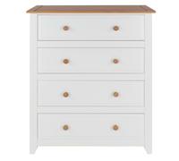 Core Products Felka 4 Drawer Chest, White