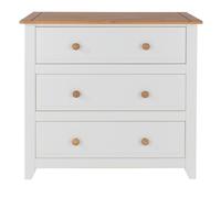 Core Products Felka 3 Drawer Chest, White