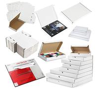 White PIP Cardboard Large Letter Postal Box Amazon Ebay Online Seller Royal Mail Friendly (C6 (166x114x24mm), Pack of 5)
