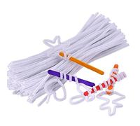 White Pipe Cleaners - 250 Pipe Cleaners for Craft, Kids & DIY | Bulk 30cm x 6mm Chenille Stems for Arts & Crafts, Modelling, Decorations, School Projects & Classrooms