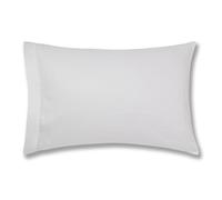 White Plain Dyed Cotton Percale White 200TC Housewife Pillowcases 50 x 80 cm (2)