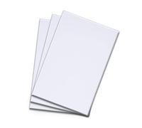 White Plain Note Pads- 3x100 Sheets Blank Writing Pads, Memo Pads for Multipurpose Use|4 x 6 inches