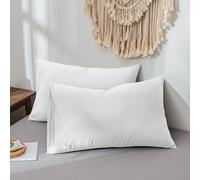 (White, Plain Pillow Case Only) Luxury Fitted Sheet Single Double King Bed Sheets
