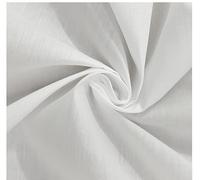 White Plain Polycotton Fabric Material Poly Cotton Dress Craft Material 45" Wide - Pre Cut Sizes 200cm x 114cm (79" x 45")