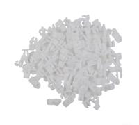 White Plastic Auto Rivets 8mm Hole for Fender Bumper