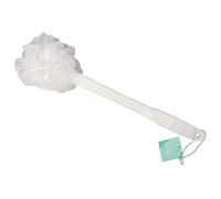 White Plastic Body Scrubber Brush (41cm x 9cm x 7cm) 1 Piece - Durable, Easy Grip, Versatile Bath and Shower Cleaning Tool