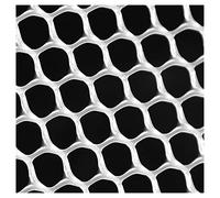 White Plastic Chicken Wire Garden Fence 1x20m (3.2x65ft) Hex Mesh Netting Durable Rabbit & Poultry Enclosure Versatile Garden Protection 5/10/15/20/25/30m Options Available