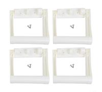 White Plastic Cooler Handles Replacement Kit for Igloo 25-72 Quart Coolers with Hinges and Stainless Steel Screws, long lasting Outdoor Cooler Handle