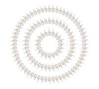 White Plastic Curtain Hooks for Pencil Pleat Heading Tape, Strong Nylon Gliders for Caravan Window Drapes and Home Rails, Replacement Drapery Runners, Pack of 120