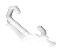 White Plastic Curtain Track Rail Gliders Hooks to fit Jetrack Track (20)