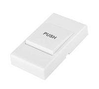 White Plastic Door Exit Push Button, Door Exit Release Push Button Home Switch Part of Access Control Wall Mount DoorDoor Exit Button Push