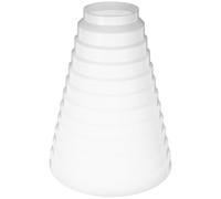 White Plastic Duct Reducer Connector for Flexible Ventilation Hoses | Universal Diameter Adaptation, for Hvac Ducting and Kitchen Ventilation, Long-lasting Use, Fresh Air