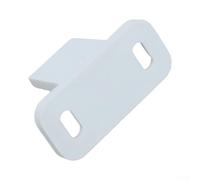 White Plastic Floor Guide Replacement for Sliding Barn Doors | Adjustable Floor Mount Guide White Plastic Door Stopper Strict quality control ensures consistent, dependable results.