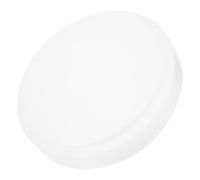 White Plastic Flush Mount Lamp Shade, Round Bayonet Ceiling Cover | Bedroom and Kitchen Use, Easy Installation and Removal, Minimalist Contemporary Style, Easy to Clean Surface