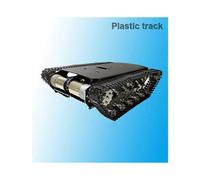 (White Plastic, One size) Big Load TS600 RC Tank Metal Chassis Plstaic/Stainless Track Robot Car for ESP32/Arduino Robot DIY Kit RC Programmable Robot Car