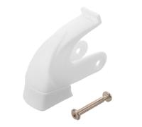 White Plastic Rear Brake Stopper for Roller Skates and Inline Skates | Thickened Cushioning, Easy Installation with Screws, for Beginners and Young Skaters, Outdoor Use