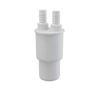 White Plastic Reduction Connection Reducer to Waste 40/50xG1/2" Hose Connector