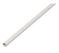 White Plastic Round Tube 1000mm x 12mm x 1mm