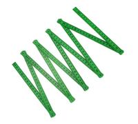 White Plastic Ruler Folding with Tool Reading Measuring