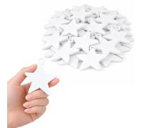 White Plastic Star Shaped Balloon Weights 8g - Pack of 50 Helium Balloon Holders for Party, Event & Display Decorations