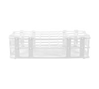 White Plastic Test Tube Rack Holder for Research Institute and Home
