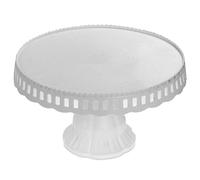 White Plastic Traditional Desserts Cake Stand Plate Display