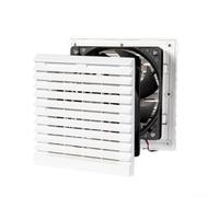White Plastic Wall Vent 150mm Gravity Shutters UV Resistant
