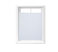 White pleated blinds Semi-Transparent Roller Shades Lightweight Easy Install