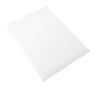 White Pleated Curtain Blind Rv Window Sunshade for Camper Van | Polyester Fabric, Blackout Design, Glare Reduction, Light Control, Camping Travel Privacy, Suitable for Trailer Windows