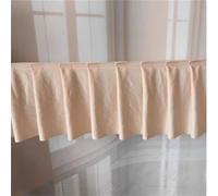 White pleated Table skirt wedding backdrop curtains table cothes for Birthday Banquet stage Silk skirting event party,Champagne,H35cm x L300cm