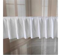 White pleated Table skirt wedding backdrop curtains table cothes for Birthday Banquet stage Silk skirting event party,White,H50cm x L300cm