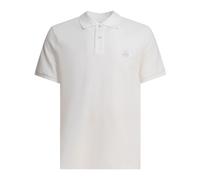 White Cotton Polo Shirt with Logo M