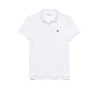 White Polo Shirt Crocodile Patch - female - Lacoste - Polo Shirts - White - S - Tops S
