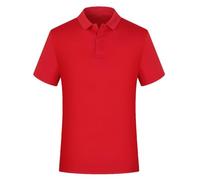 White Polo Shirt for Kids Qucik-Dry Button Up Tops Polo Collar Short Sleeves Breathable Comfy Tshirts Daily Casual & School Outfit Matches Red 11 Years