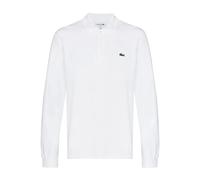 Lacoste Pique White LS Polo Shirt L1312 Colour: White, Size: Size 9 /